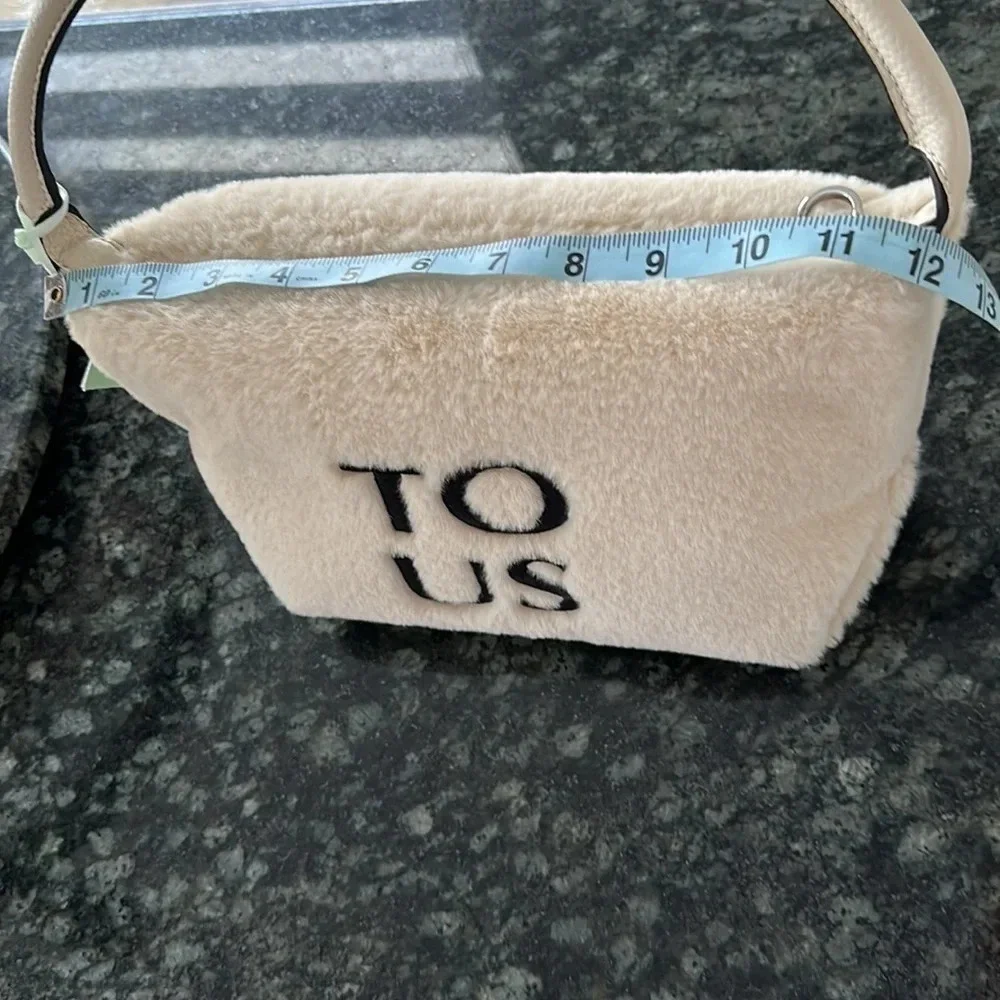 TOUS FUR and leather bag authentic 100%​